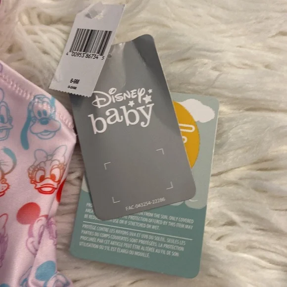 Disney Baby Multicolor Character Swimsuit size 6-9months brand new with tag - Picture 3 of 8